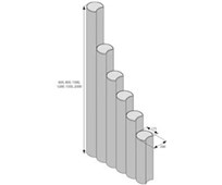 BEST PALISÁDA MASIV výška 1200mm STANDARD karamelová BEST PALISÁDA MASIV výška 1200mm STANDARD karamelová